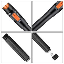 Load image into Gallery viewer, 1pcs 10km Visual Fault Locator Fiber VFL Fiber Optic Cable Tester Meter with 1pc Singlemode 9/125m FC Male to LC Female Adapter
