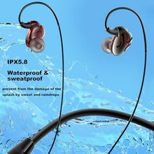 Load image into Gallery viewer, Xmenha Neckband Bluetooth Headphones Neck Earbuds Wireless Around The Neck Bluetooth Headphones Headset Neckband Earbuds Neck Band Around Neck Blue Tooth Head Phones
