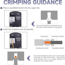 Load image into Gallery viewer, Micro Connector Pin Crimping Tool 0.03-0.52mm² /32-20AWG Ratcheting Crimper for Molex,JST,JAE open barrel terminals(WKS-3220N)

