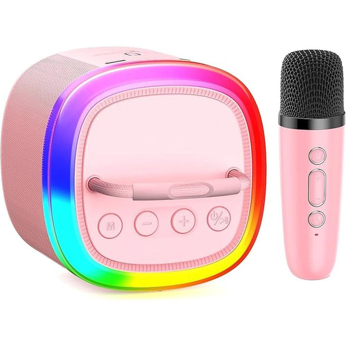 Kids Karaoke Machine: Mini Karaoke Machine with Microphone for Home Party, Kids Christmas Halloween Birthday Gifts, Music Toys for Girls Boys Teen Age 3, 4, 5, 6, 7, 8, 9, 10, 11, 12+