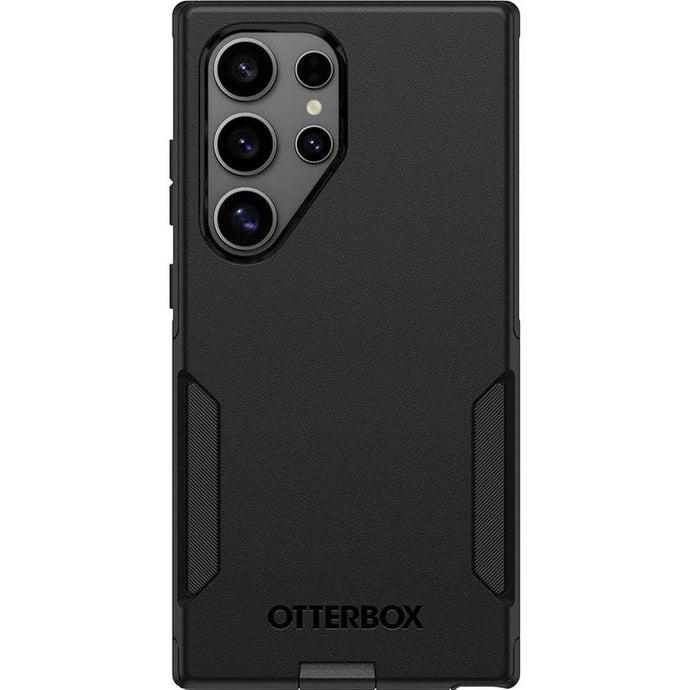 OtterBox Samsung Galaxy S24 Ultra Commuter Series Case - Single Unit Ships in Polybag, Ideal for Business Customers - BLACK , slim & tough, pocket-friendly, with port protection