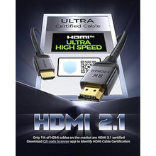 Load image into Gallery viewer, Silkland Certified 10K 8K HDMI 2.1 Cable 16.5ft, (Upgrade Braided) Ultra High Speed HDMI Cable [8K@60Hz, 4K@240Hz 144Hz 120Hz] 48Gbps, HDR10, eARC, ARC, HDCP, Compatible for PS5/Xbox/Soundbar/Roku TV
