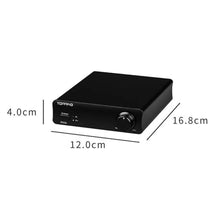Load image into Gallery viewer, Topping PA3S Power Amplifier MA12070*2 Class D Fully Balanced Single Ended AMP 80W*2 RCA TRS Power Amplifier (Silver)
