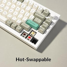 Load image into Gallery viewer, Keychron Q1 Max RGB QMK/VIA Custom Mechanical Keyboard, Full Metal Programmable Knob 2.4 GHz/Bluetooth/Wired Keyboard with Hot-Swappable Gateron Jupiter Red Switch for Mac Windows Linux - White
