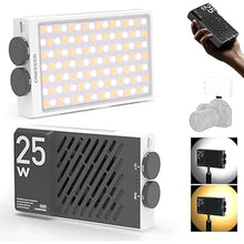 Load image into Gallery viewer, ZHIYUN CINEPEER CM25 25W LED Video Light [Official], Pocket-Sized Mini Portable Gifts for Photographyers Light on Camera, Dimmable 2700K-6200K•CRI?96•TLCI?97,Built-in 2*2000mAh Rechargeable Batteries
