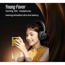 Load image into Gallery viewer, Active Noise Cancelling Headphones, ANC 01 Bluetooth Headphone,Over Ear Wireless Headphones with CVC08 Microphone for Teenger Adult Office Home Learning Travel Phone Music uses (Black)
