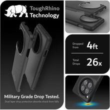 Load image into Gallery viewer, TUDIA MergeGrip Phone Case for OnePlus 12 5G 2024 - Military Grade, Drop Tested, Dual Layer, Shockproof, Anti-Slip, Heavy Duty &amp; Protector Cover Protective Phone Case - Matte Black
