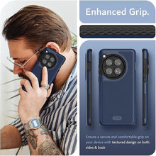 Load image into Gallery viewer, TUDIA MergeGrip Phone Case for OnePlus 12 5G 2024 - Military Grade, Drop Tested, Dual Layer, Shockproof, Anti-Slip, Heavy Duty &amp; Protector Cover Protective Phone Case - Indigo Blue
