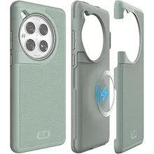 Load image into Gallery viewer, TUDIA MergeGrip Magsafe Compatible Phone Case for OnePlus 12 5G 2024 - Military Grade, Drop Tested, Dual Layer, Shockproof, Anti-Slip, Heavy Duty &amp; Protector Cover Protective Phone Case - Green Lily
