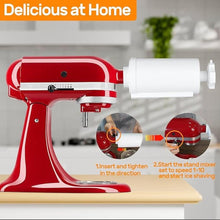 Load image into Gallery viewer, Ice Shaver Attachment for KitchenAid Stand Mixer,Kitchen Aid Attachment for Mixer,Ice Shaver Attachment,High Production Shave Ice Machine Snow Cone Machine with Replaceable 8 Ice Molds
