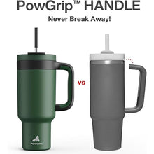 Load image into Gallery viewer, 40 oz Tumbler with Handle, 2-in-1 Straw and Sip Lid, Leakproof, Dishwasher Safe, Insulated Stainless Steel Travel Coffee Mug, Keeps Cold for 34 Hours, Fits in Car Cup Holder (Forest)
