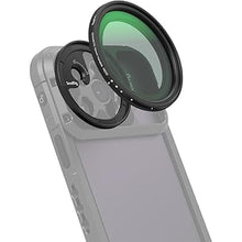 Load image into Gallery viewer, SmallRig 52mm Magnetic Variable ND Filter Kit, ND2-ND32 (1-5 Stops) VND Filter with M Mount Filter Adapter, No X Cross HD Optical Glass Neutral Density Filter Kit for Phone- 4386B
