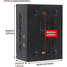 Load image into Gallery viewer, Geekworm PCIe Metal Case P579 for Raspberry Pi 5 Support X1001/X1004/X1003/X1015/X1000/M901&amp; Raspberry Pi 5 Active Cooler
