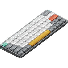 Load image into Gallery viewer, nuphy Air60 V2 Portable Wireless Keyboard 60% Low Profile Mechanical Keyboard Support QMK/VIA Compatible with Windows/mac OS/Linux Supports Bluetooth 5.1/2.4GHz/Wired (USB-C) Grey-Gateron Aloe Switch
