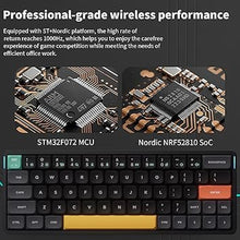 Load image into Gallery viewer, nuphy Air60 V2 Portable Wireless Keyboard 60% Low Profile Mechanical Keyboard Support QMK/VIA Compatible with Windows/mac OS/Linux Supports Bluetooth 5.1/2.4GHz/Wired (USB-C) Gateron Blue Switch
