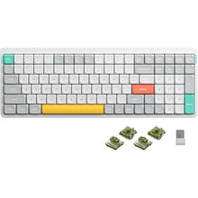 Load image into Gallery viewer, nuphy Air96 V2 Wireless Mechanical Keyboard,100 Keys Gaming Keyboard,Supports Bluetooth 5.1,2.4G and Wired Connection,for PC/Laptop/Windows/Mac -White Gateron Moss Switch
