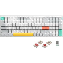 Load image into Gallery viewer, nuphy Air96 V2 Wireless Mechanical Keyboard,100 Keys RGB Backlit Keyboard,Supports Bluetooth 5.1,2.4G and Wired Connection,for PC/Laptop/Windows/Mac -White Gateron Red Switch

