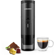 Load image into Gallery viewer, Portable Espresso Machine - Travel Espresso Maker for Both Coffee Ground &amp; Capsules - Battery Powered Coffee Maker - Portable Coffee Maker for Travel, Camping, Home, Office, RV
