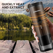 Load image into Gallery viewer, Portable Espresso Machine - Travel Espresso Maker for Both Coffee Ground &amp; Capsules - Battery Powered Coffee Maker - Portable Coffee Maker for Travel, Camping, Home, Office, RV
