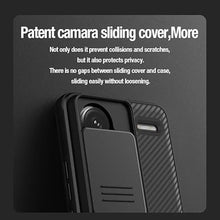 Load image into Gallery viewer, Compatible with Xiaomi Redmi Note 13 Pro Plus 5G Case, Slide Cover Camera Lens Privacy Protection Hard PC Back Soft TPU Bumper (Black)
