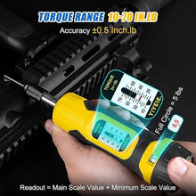 Load image into Gallery viewer, 90Pcs Master Torque Screwdriver Set, 10-70 IN.LB, Inch Pound Torque Screw Driver with S2 Bits, Includes Flat, Hex, Torx, and Phillips Bits, T-BAR Ratchet Wrench, All in One Torque Tool Kit
