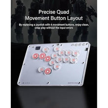 Load image into Gallery viewer, JZW-Shop Haute42 Arcade Stick T16, All-Button Arcade Controller for Switch/PC/PS4/PS3 /Steam Deck, Slim Arcade Fight Stick Game Keyboard with Turbo &amp; Custom RGB, Supports Hot-Swap &amp; SOCD
