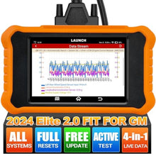 Load image into Gallery viewer, 2025 LAUNCH Creader Elite V2.0 fit for GM Bi-Directional Scan Tool, All Reset Full System Diagnostic Scanner, AUTOVIN, Full OBD2 Code Reader for Buick/Chevrolet/Cadillac/GMC, Lifetime Free Update
