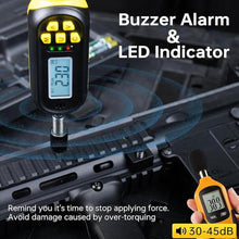 Load image into Gallery viewer, 32PCS Digital Torque Screwdriver, 2.66-53.1 in-lbs/0.3-6 Nm, Inch Pound Torque Screwdriver Electrician with Buzzer &amp; LED Indicator, Adjustable Screwdriver Torque Wrench Set with Bits &amp; Sockets
