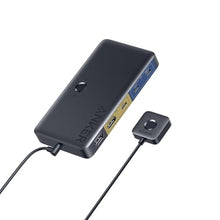 Load image into Gallery viewer, Anker USB 3.0 HDMI KVM Switch, 5 USB 3.0 Ports, Supports 4K@60Hz, Magnetic Remote Button for One-Click Switch Between Laptop and Desktop, Works with Dell, MacBook, iPad, and More (Cables Included)
