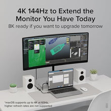 Load image into Gallery viewer, Plugable USB C to HDMI Adapter, HDMI 2.1, 8K 60Hz or 4K 144Hz, USB4 / Thunderbolt Compatible with XPS, iPhone 15, iPad Pro, MacBook Pro, Mac Resolution up to 4K 60Hz (USBC-HDMI8K)
