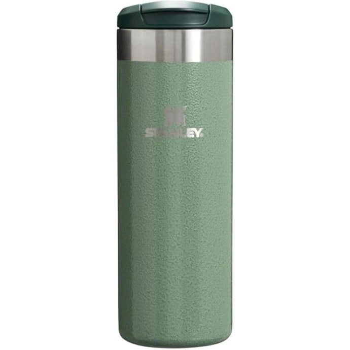 Stanley AeroLight Transit Bottle 16 oz | Locking Drink Through Lid | Leak Resistant Water Bottle or Coffee Travel Mug | Lightweight Insulated Stainless Steel | BPA-Free | Hammertone Green