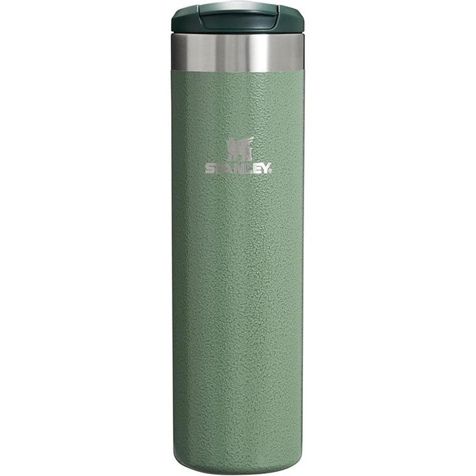 Stanley AeroLight Transit Bottle 20 oz | Locking Drink Through Lid | Leak Resistant Water Bottle or Coffee Travel Mug | Lightweight Insulated Stainless Steel | BPA-Free | Hammertone Green