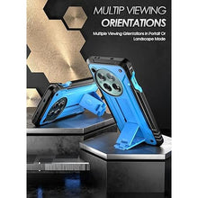 Load image into Gallery viewer, Poetic Revolution Case for OnePlus 12 5G (2024), Built-in Screen Protector [Work with Fingerprint ID], [2 Front Frame] Full Body Rugged Shockproof Protective Cover Case with Kickstand, Blue

