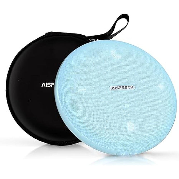 Bluetooth Conference Speakerphone M4 with AI Noise Reduction, AI Summaries, AI Transcription with 60-Language Support, 13FT 360° Voice Pickup,10-Hour Battery Life for Zoom and Teams, Blue