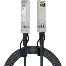 Load image into Gallery viewer, 10G SFP+ Twinax Cable, Direct Attach Copper(DAC) Passive Cable, 2m (6.56ft),Compatible with Cisco,Mikrotik, Intel, Fortinet, Netgear, D-Link, Supermicro, TP-Link
