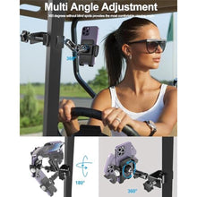 Load image into Gallery viewer, woleyi Golf Cart Phone Holder Clip- [Wider Clamp &amp; Metal Arm] 360 Adjustable Phone Mount for EZGO/Club Car/Yamaha, Compatible with iPhone Air 17 Pro Max 16 15 14 13 12 Plus, S25, 4.7 to 7" Smartphone
