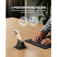 Load image into Gallery viewer, Foldable Bluetooth Keyboard,Portable Pocket Wireless Folding Keyboard, Rechargeable Full Size Ultra Slim Travel Keyboard for iOS, Android, Windows Tablet &amp; Laptop,B097
