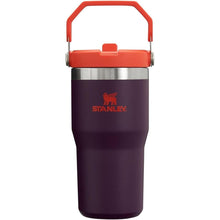 Load image into Gallery viewer, Stanley IceFlow Flip Straw Tumbler with Handle 20 oz | Twist On Lid and Flip Up Straw | Leak Resistant Water Bottle | Insulated Stainless Steel |BPA-Free | Plum
