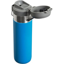 Load image into Gallery viewer, Stanley Quick Flip GO Water Bottle 24 oz | Push Button Lid | Leakproof and Packable for Travel and Sports | Insulated Stainless Steel | BPA-Free | Azure
