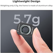 Load image into Gallery viewer, K&amp;F Concept Wide-Angle Lens Compatible with DJI Osmo Pocket 3, Magnetic Attach/Multi-Coated/Optical Glass
