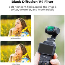 Load image into Gallery viewer, K&amp;F Concept Magnetic Effect &amp; ND &amp; CPL Filter Set Compatible with DJI Osmo Pocket 3, 3 Pack CPL Black Diffusion 1/4 ND2-32 Filters Accessories, HD Optical Glass/Multi-Coated
