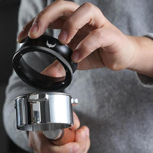 Load image into Gallery viewer, Magnetic 54mm Dosing Funnel &amp; Espresso Puck Screen Set Compatible with Breville Espresso Machines Dosing Ring And Filter for 54mm Portafilter Basket
