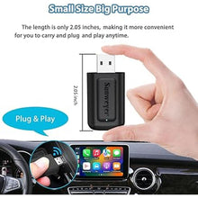 Load image into Gallery viewer, 2024 Latest Wireless CarPlay &amp; Android Auto Adapter 2 in 1 Auto Connect Box, Supports Online Updates Wired to Wireless for Cars from 2015 &amp; iPhone iOS 10+

