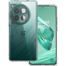 Load image into Gallery viewer, Clear Case for Oneplus 12 Case, [Hard PC Back+Soft TPU Bumper] [Anti-Yellowing] [Support Wireless Charging] Slim Fit Shockproof Protective Transparent Case Cover for OnePlus 12 5G, 2024
