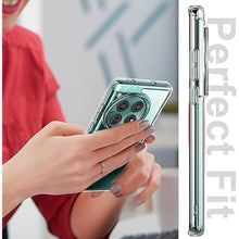 Load image into Gallery viewer, Clear Case for Oneplus 12 Case, [Hard PC Back+Soft TPU Bumper] [Anti-Yellowing] [Support Wireless Charging] Slim Fit Shockproof Protective Transparent Case Cover for OnePlus 12 5G, 2024
