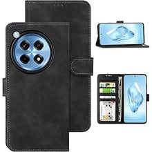 Load image into Gallery viewer, Eastcoo Flip Wallet Case for OnePlus 12R 5G, [3 Card Slots][Stand Function] PU Leather Shockproof Protective Case Cover for OnePlus 12R 5G 2024, Black
