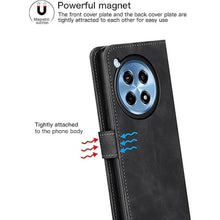 Load image into Gallery viewer, Eastcoo Flip Wallet Case for OnePlus 12R 5G, [3 Card Slots][Stand Function] PU Leather Shockproof Protective Case Cover for OnePlus 12R 5G 2024, Black
