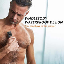 Load image into Gallery viewer, Manscape Body Hair Trimmer for Men, IPX7 Waterproof Pubic &amp; Groin Hair Trimmer- Electric Ball Shaver with LED Light, Ceramic Blade, USB Rechargeable &amp; Travel Pouch
