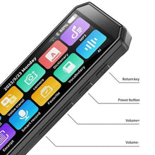Load image into Gallery viewer, BridgeOne Language Translator Pen Scan Reader, Traductor De Voz Instantaneo, Pen Translation Scanner AI Reading Tool, 142 Languages Voice &amp; Photo Translate Device, for Students Adults(4 Inches Black)

