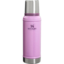 Load image into Gallery viewer, Stanley Classic Legendary Vacuum Bottle 1.0 qt | Wide Mouth with Leakproof Cup Lid | Keep Drinks Hot or Cold | Packable for Travel | Insulated Stainless Steel Thermos | BPA-Free | Hammertone Lilac
